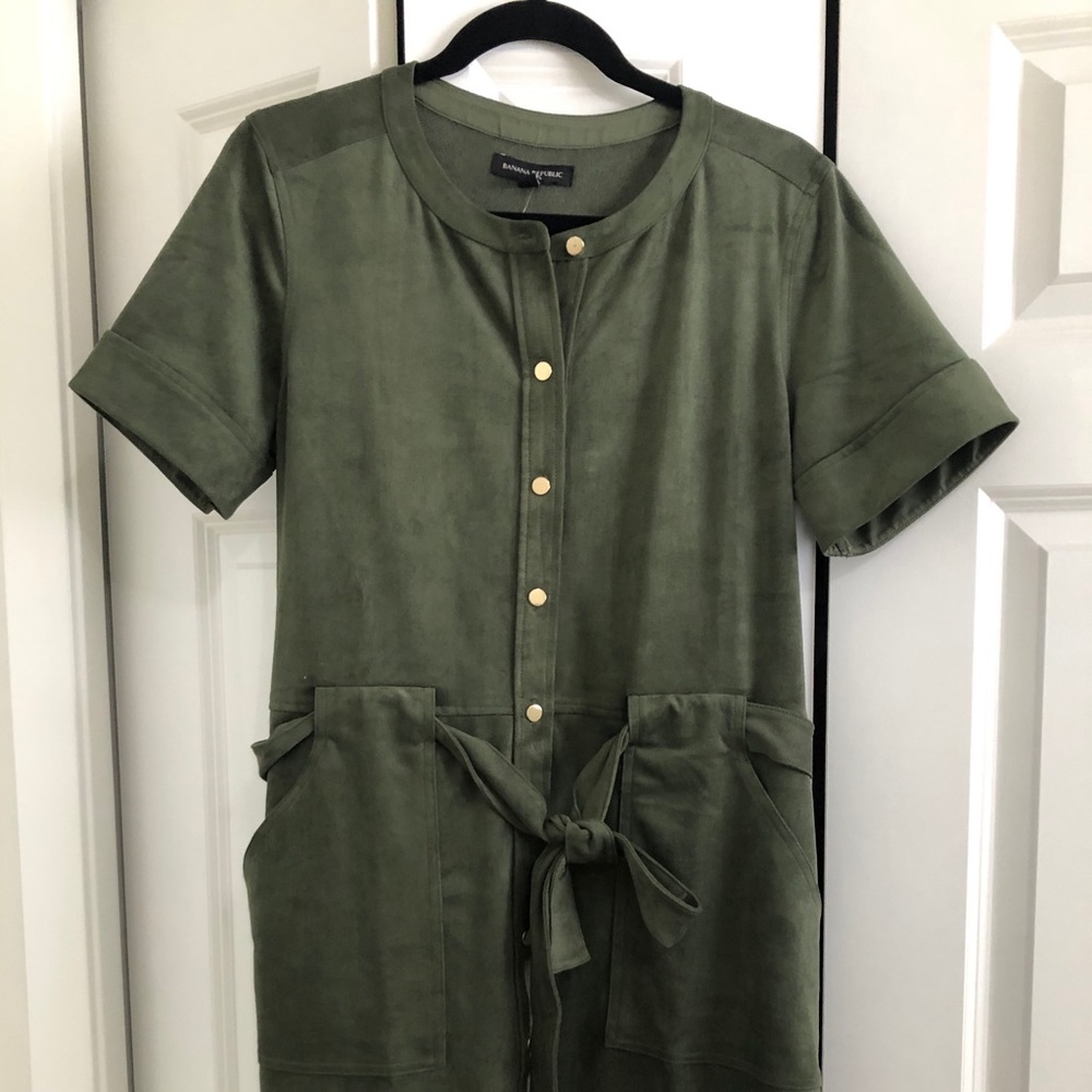Banana Republic Faux Suede Dress